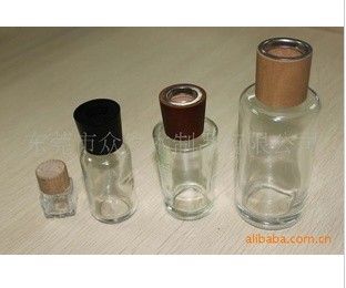 scent bottle&can wooden lids