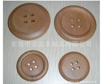 producing wooden button for clothes