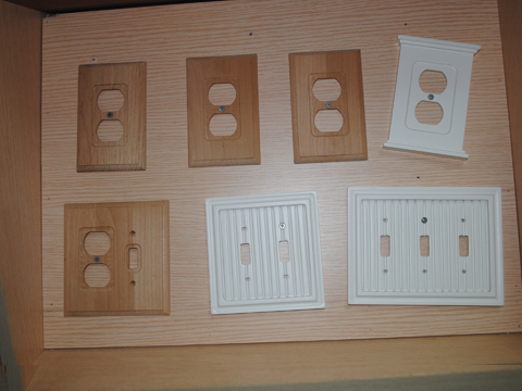 Wooden socket &switch cover