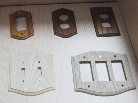 Wooden socket &switch cover