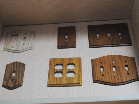 Wooden socket &switch cover